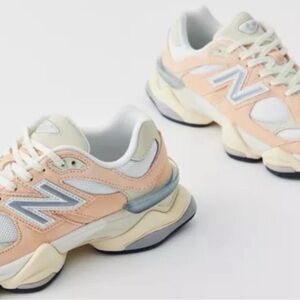 New Balance Women's Peach and Cream Sneakers